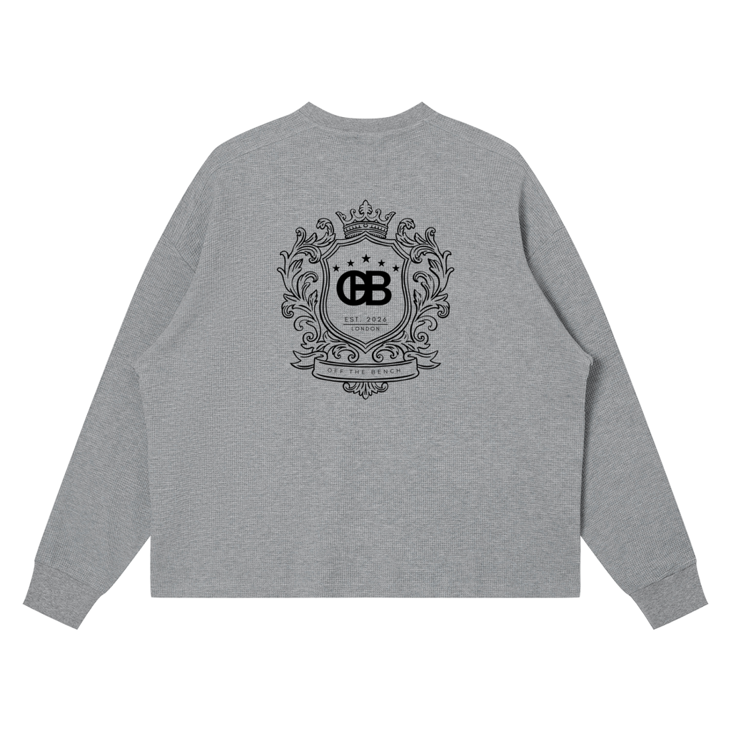 Emblem Waffle Long Sleeve