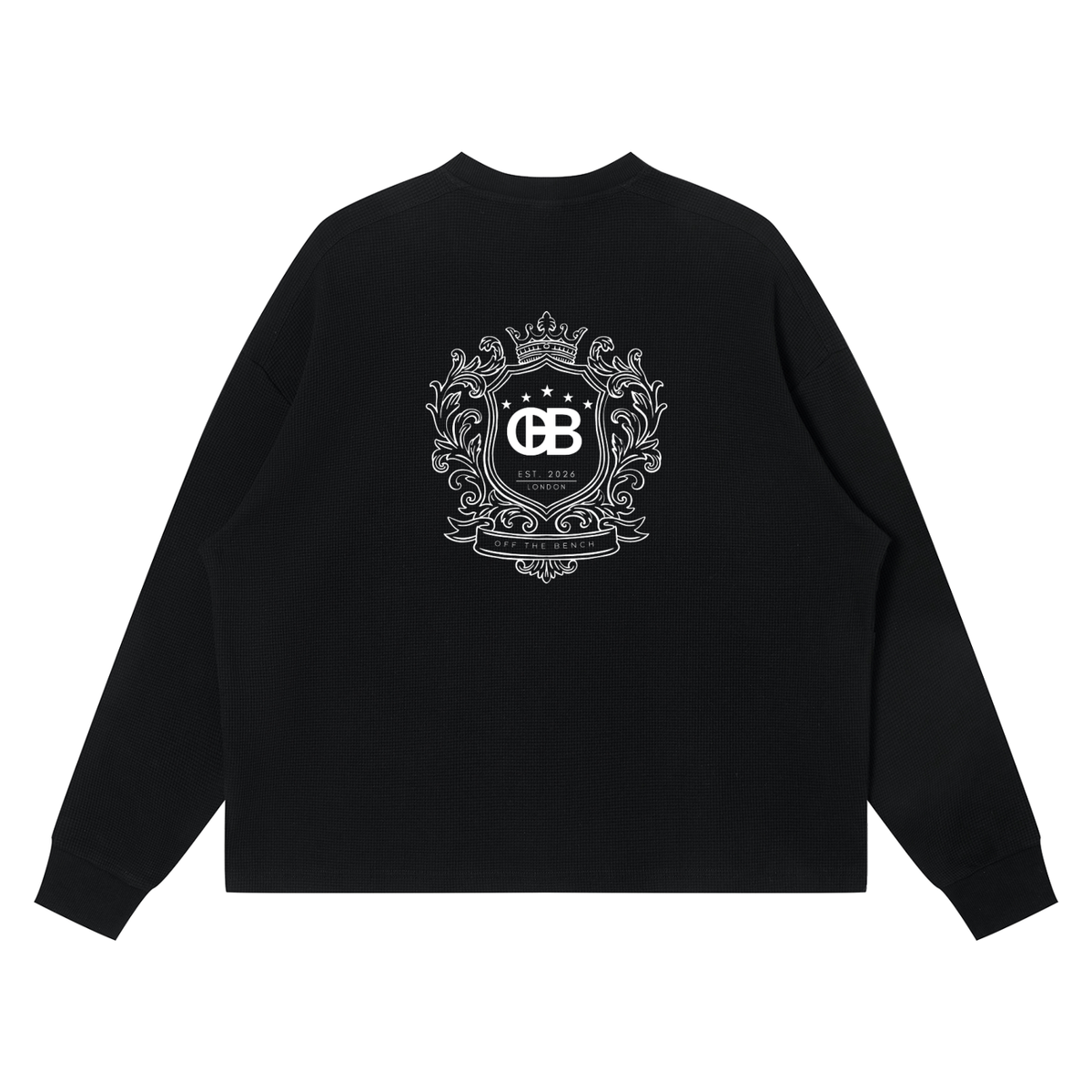 Emblem Waffle Long Sleeve