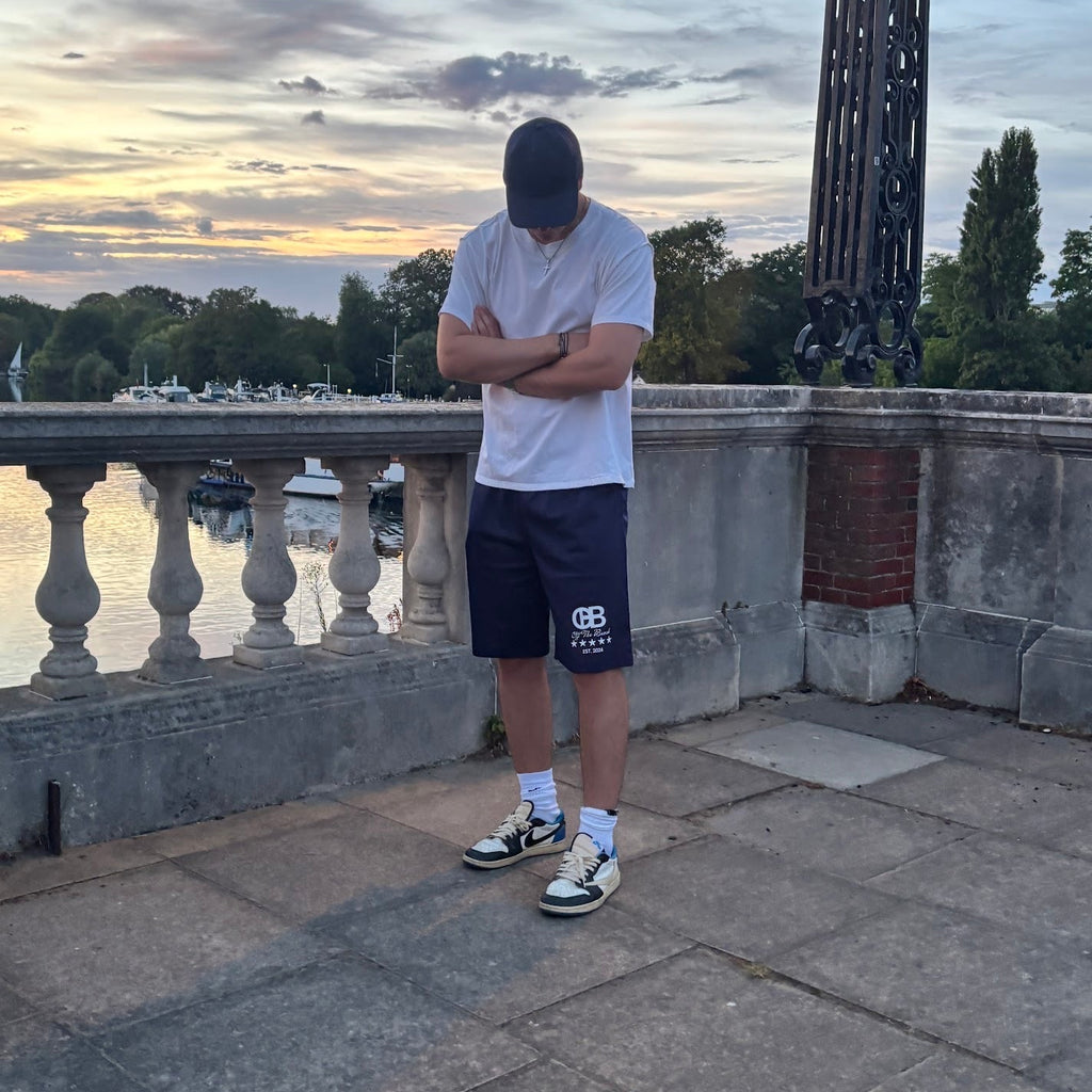 Navy OTB Mesh Shorts